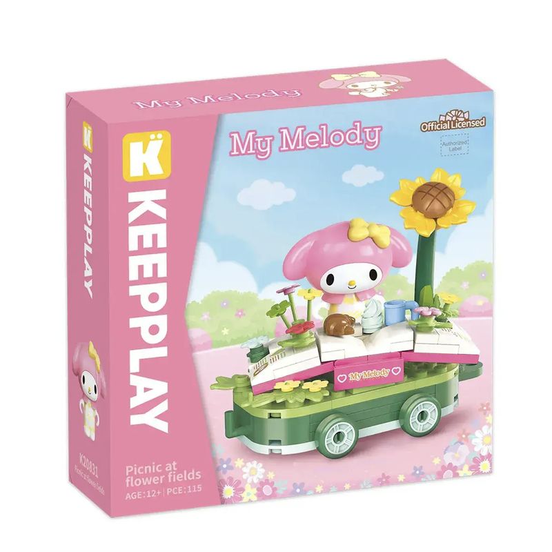 HELLO KITTY - My Melody  Jardín de Flores y Picnic