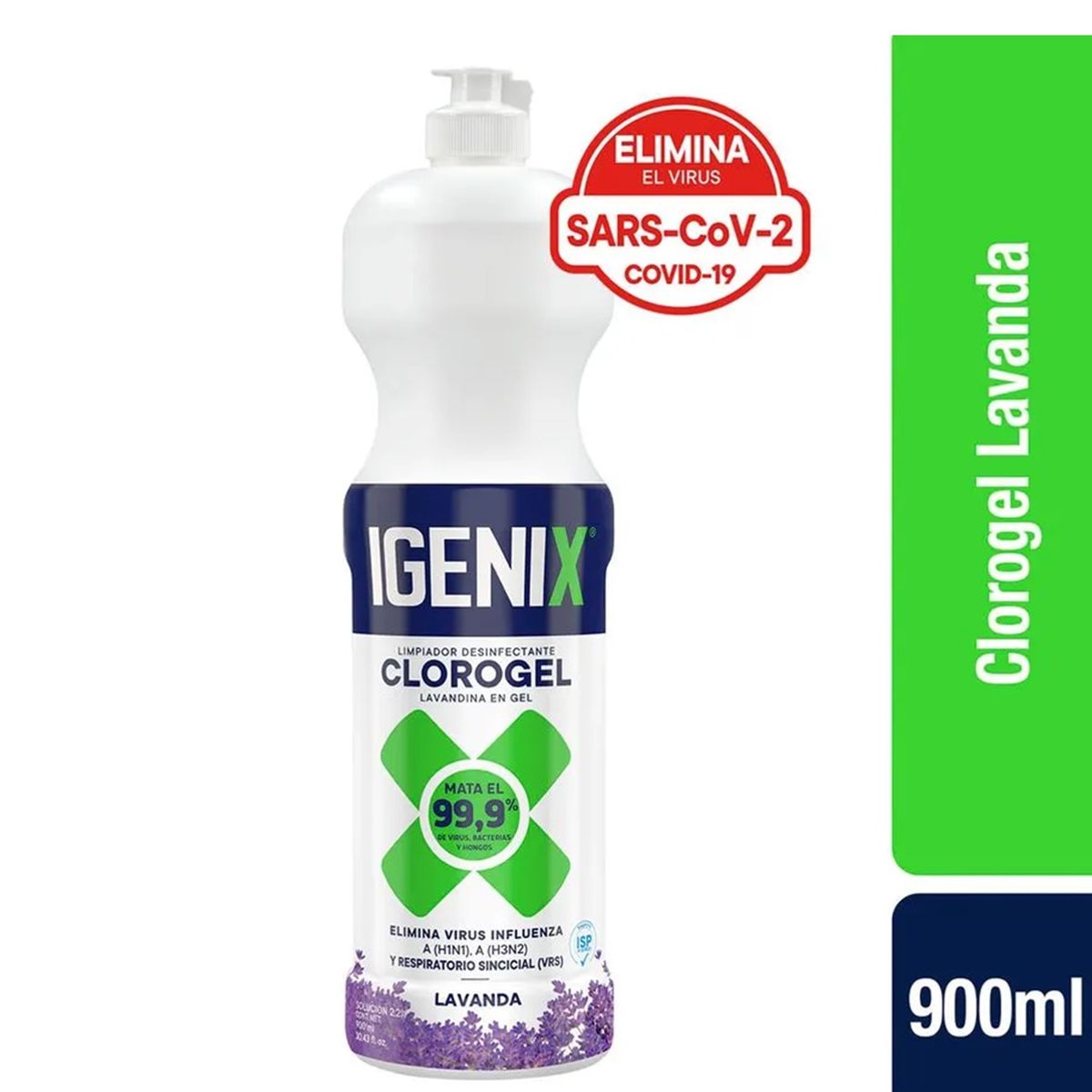IGENIX - Limpiador Cloro Gel Igenix Lavanda 900ml