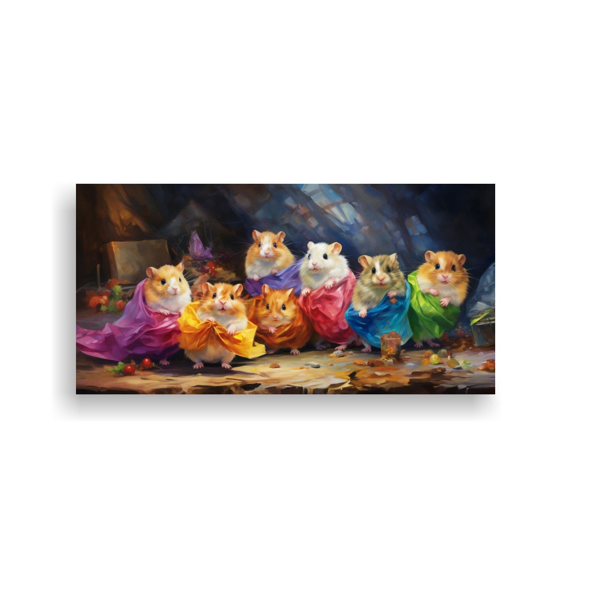 GENERICO - Pintura Al Estilo óleo Colorida De Estilo 120x60 Cm