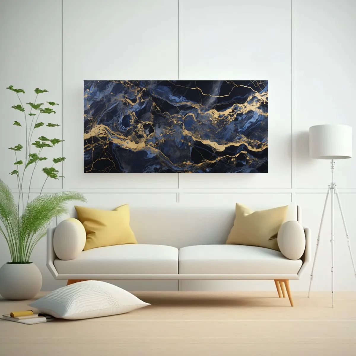 GENERICO - Cuadro Decorativo De Lienzo Con Patrón De 120x60 Cm