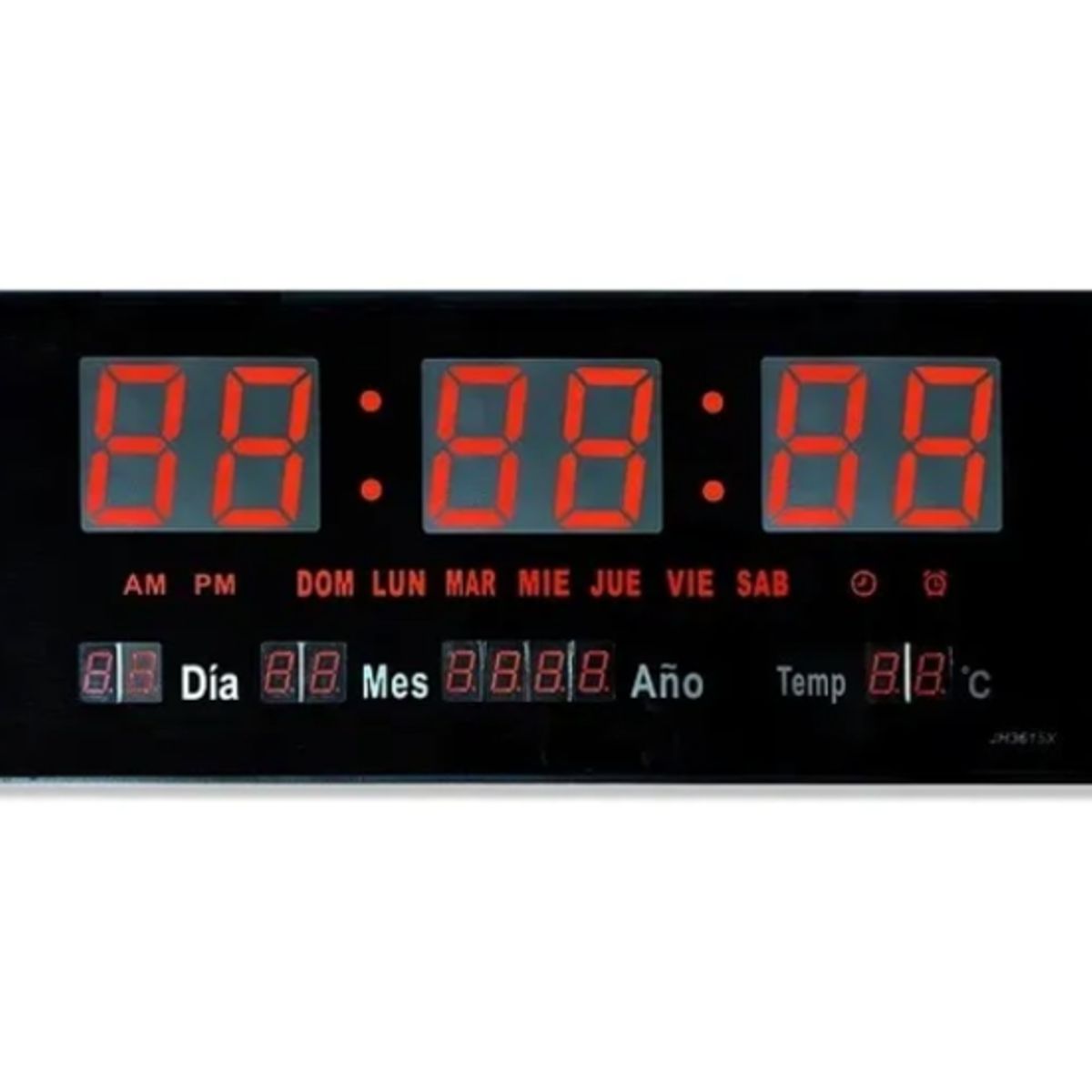GENERICO - Reloj Digital Led Pared Alarma Calendario Temperatura