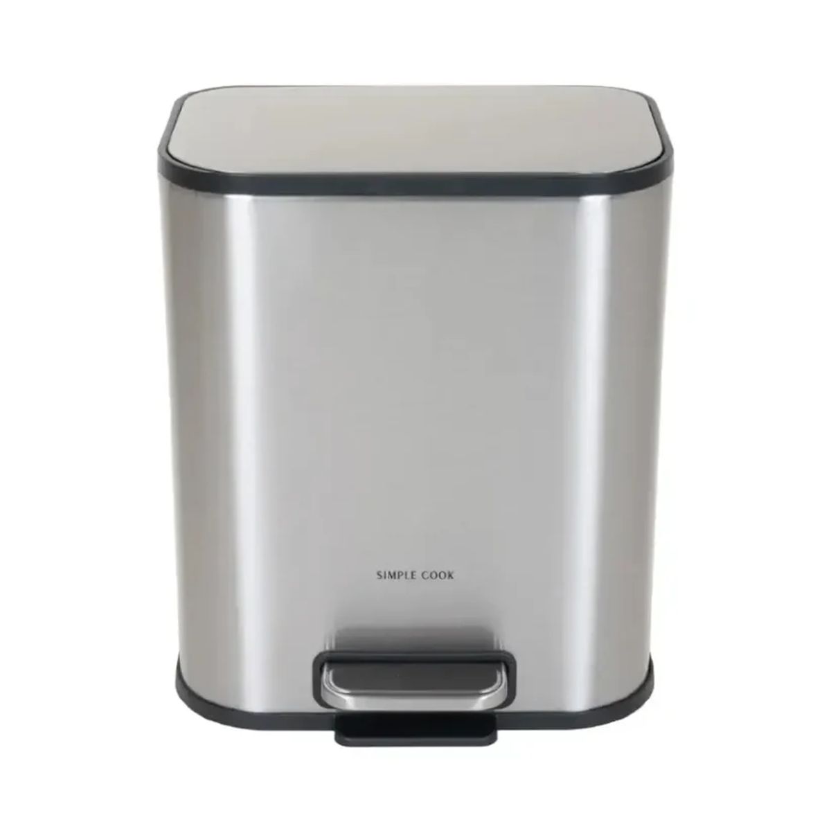 SIMPLE COOK - Basurero 5L con Pedal Mate y Anti Huellas Simple Cook