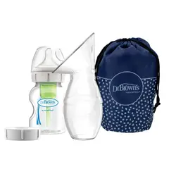 DR BROWN'S - Set Extractor De Leche Manual Dr Brown´s Más Mamadera 150ml
