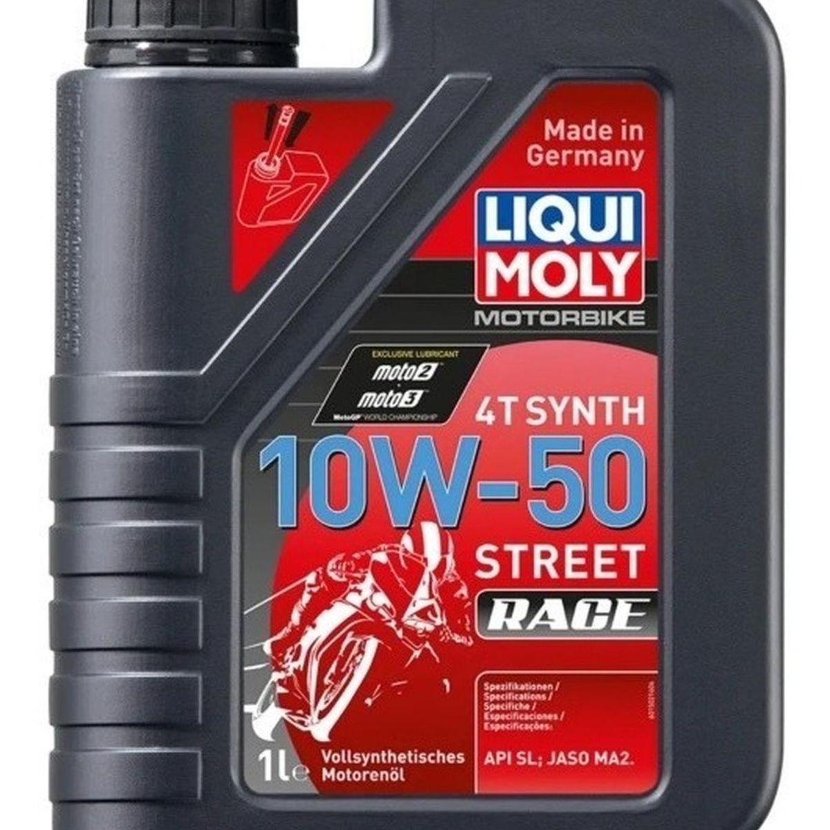 LIQUI MOLY - Aceite Para Moto 10w 50 Full Sintético Liqui Moly 1l 4t