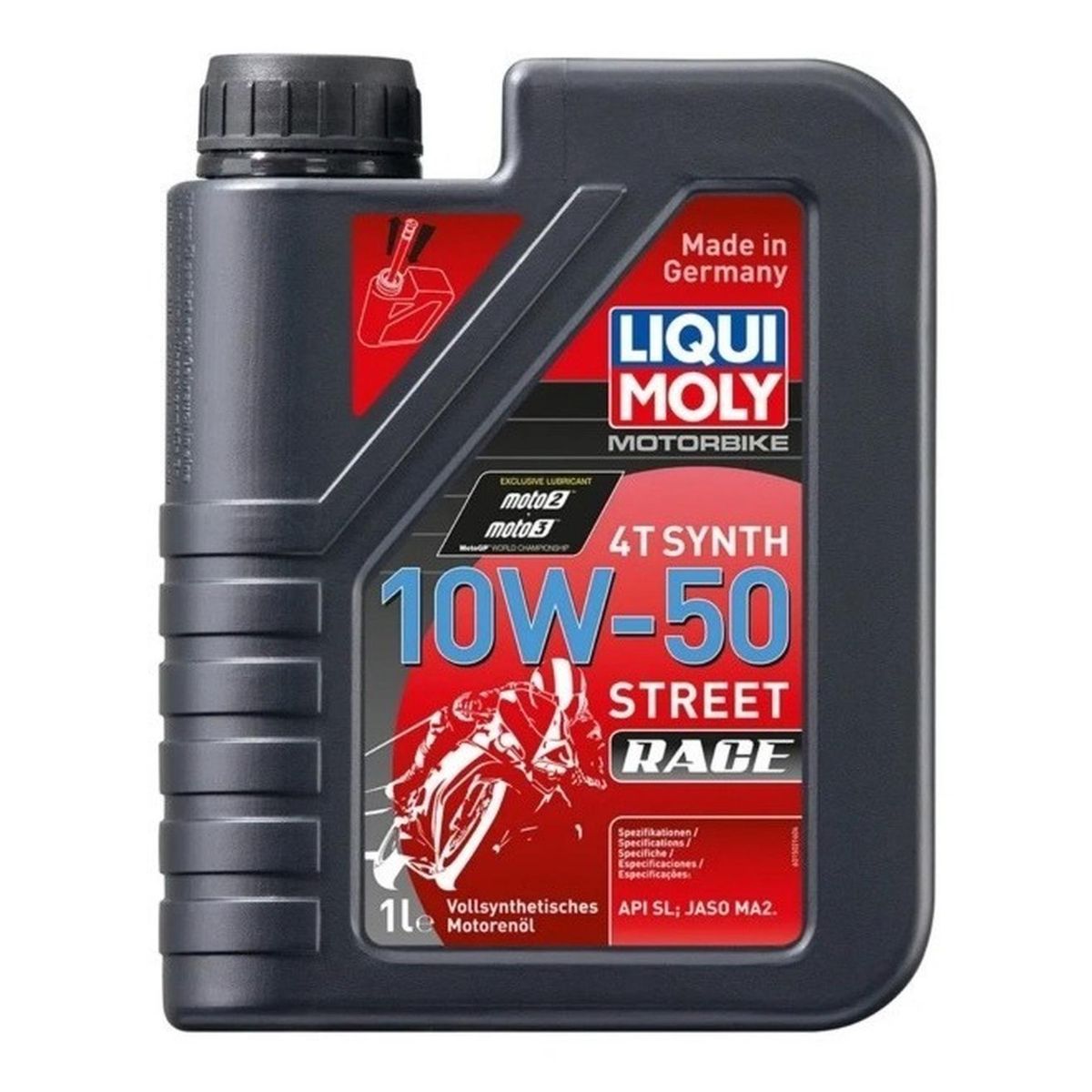 LIQUI MOLY - Aceite Para Moto 10w 50 Full Sintético Liqui Moly 1l 4t