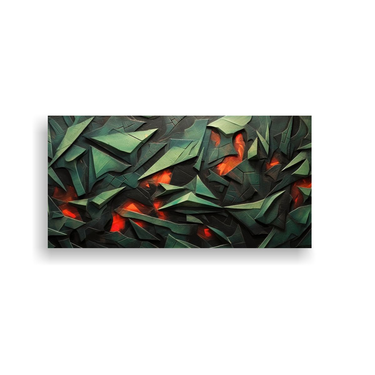 GENERICO - Pinturas Decorativas En Lienzo Mágico Sombras 120x60 Cm