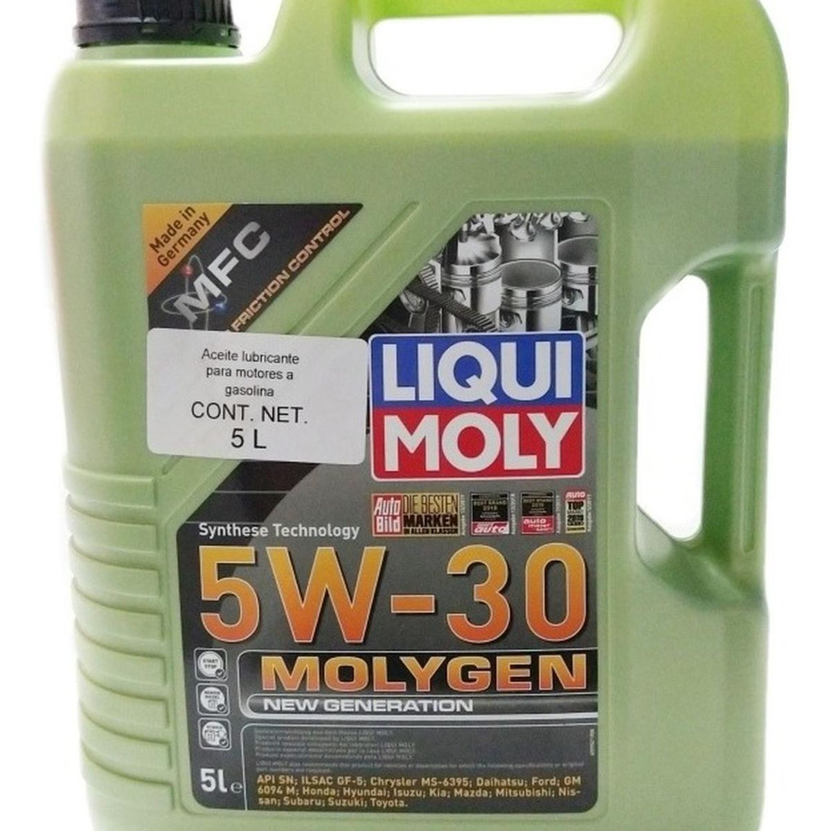 LIQUI MOLY - Liqui Moly Molygen 5w30 5l Aceite Sintetico