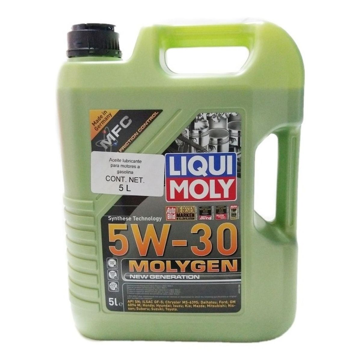 LIQUI MOLY - Liqui Moly Molygen 5w30 5l Aceite Sintetico