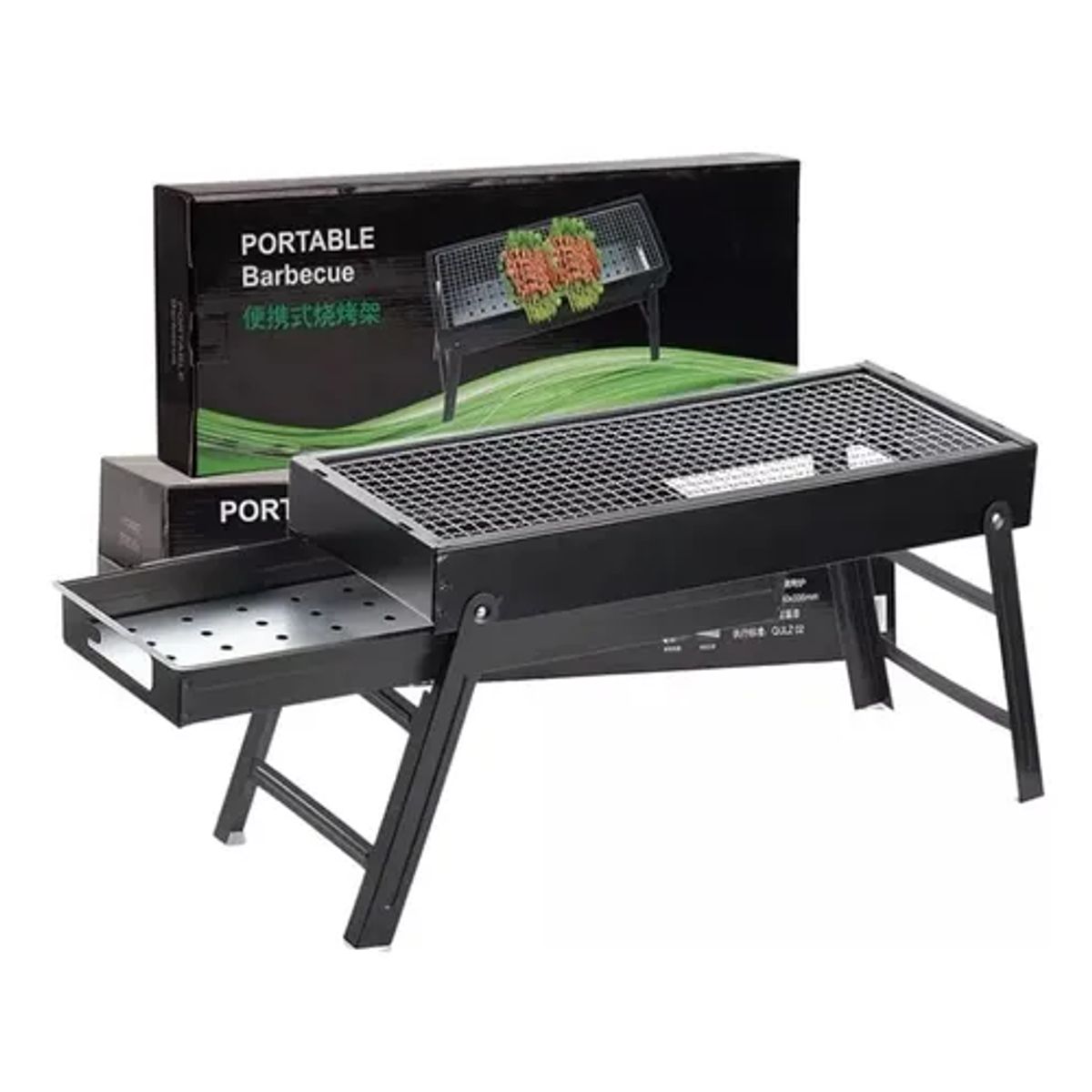GENERICO - Mini Parrillera Plegable De Carbón Portátil Bbq Barbacoa