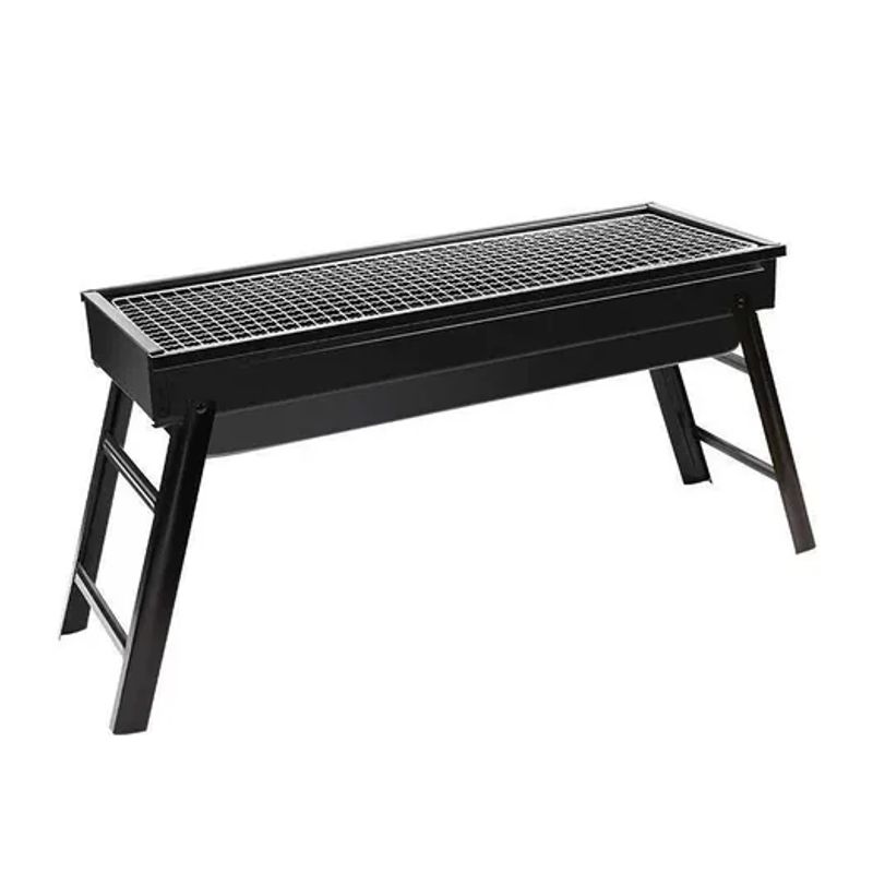 GENERICO - Parrilla Parrillera Para Asado Plegable Portatil Xl 60x22x29