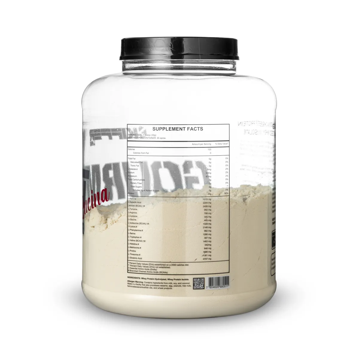 KIFFER - WHEY CHEF PROTEIN ISOLATE HYDROLYZED - 3LBS - KIFFER LABS - SIN SABOR