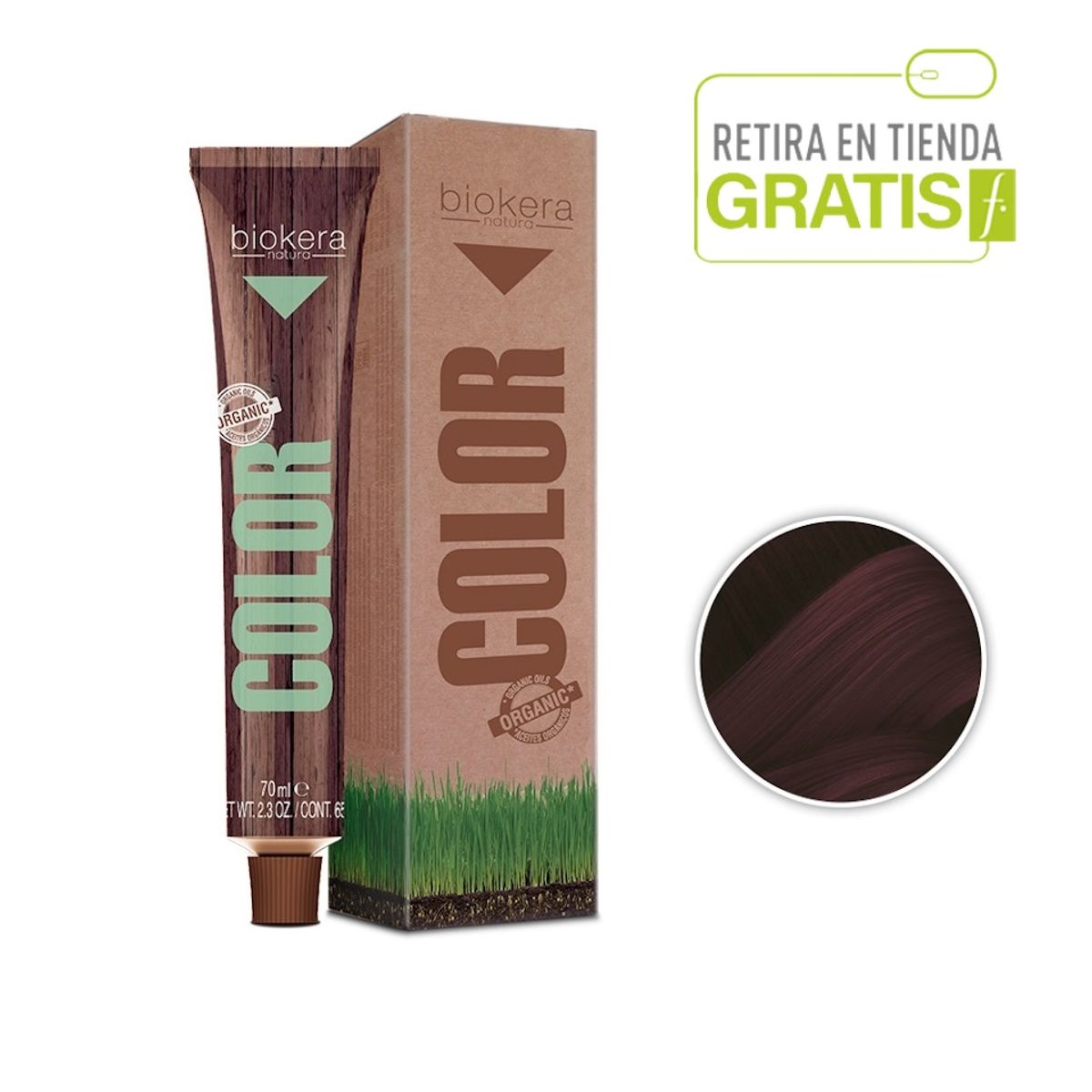 SALERM - SALERM Tintura Biokera 5.96 Castaño Claro Violeta Rojizo