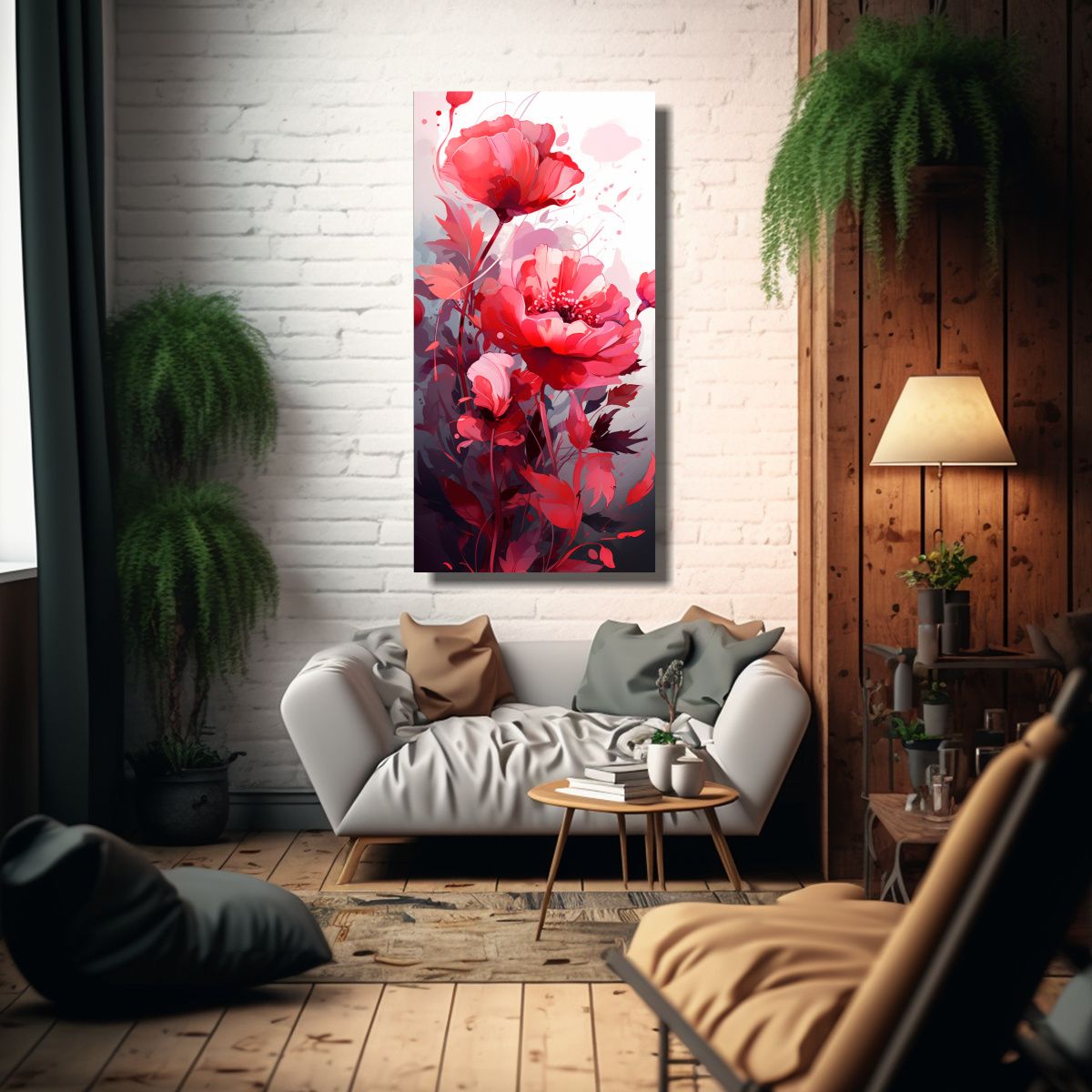 GENERICO - Pinturas Decorativas Estilo Galería Linda En 70x140 Cm