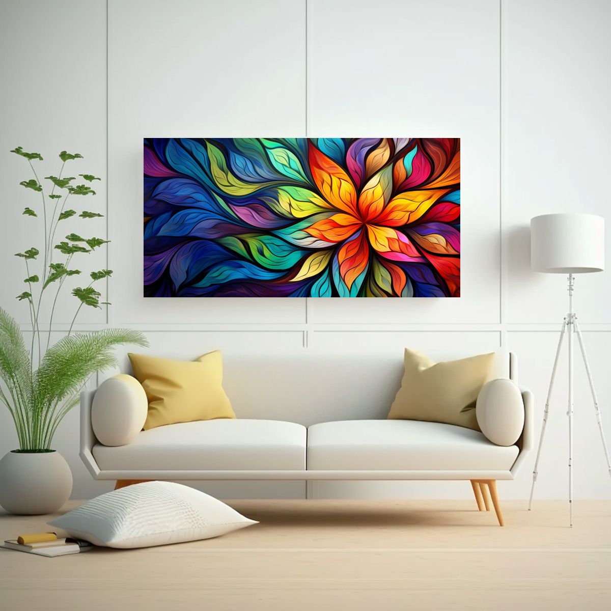 GENERICO - Cuadro De Decoración Clásico Inspirado En Una 120x60 Cm