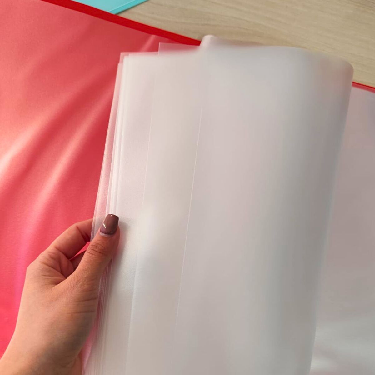 MOTARRO - Carpeta Archivadora Anillada A4 Con 30 Fundas Transparentes