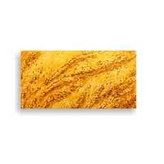 GENERICO - Pintura Abstracta De Granos De Quinoa Con Efecto 140x70 Cm.