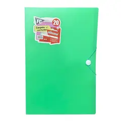 MOTARRO - Carpeta Archivadora Tamaño Oficio Con 20 Fundas Transparente