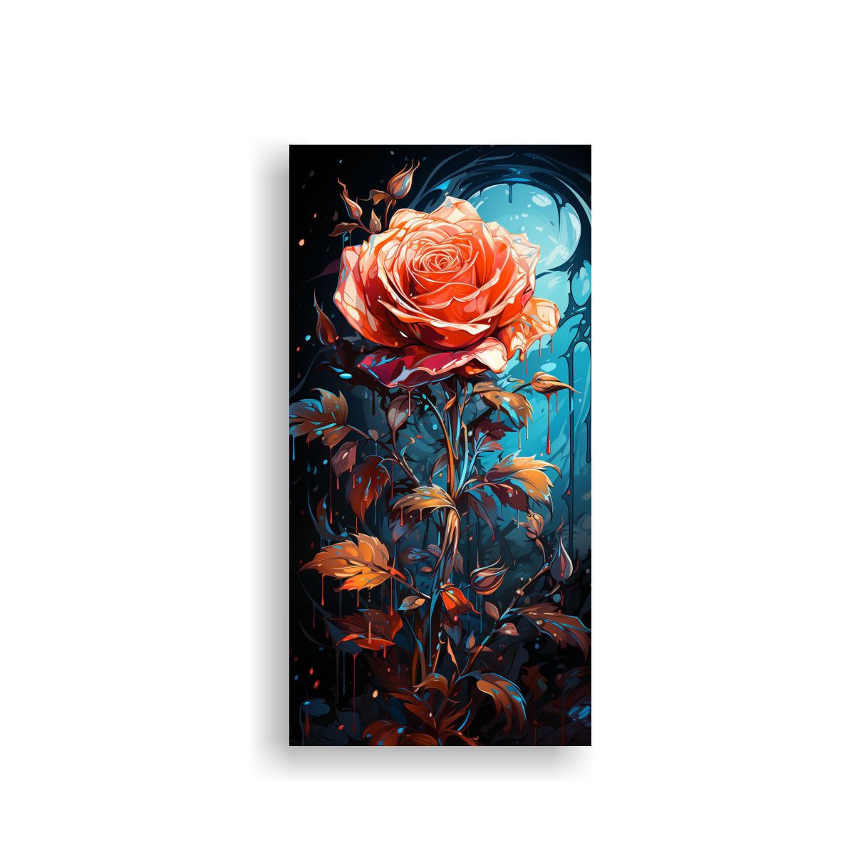 GENERICO - Pintura Decorativa Esquema Estilo Graffiti Con 70x140 Cm