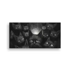 GENERICO - Cuadro Decorativo Intensa Textura En 140x70 Cm