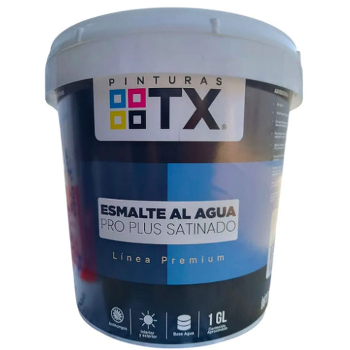 TX - PINTURA ESMALTE Al AGUA BLANCO 1GL GRUPO TX Transex
