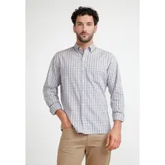 TRIAL - Camisa Cuadros Hombre Bellagio Verde