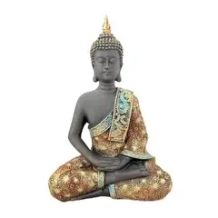 GENERICO - Buda Meditación Buda Meditando Figura Decorativa Adorno
