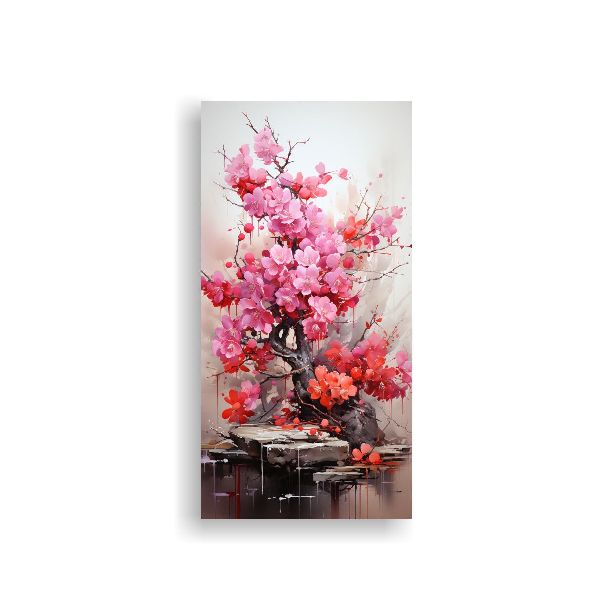 GENERICO - Pintura Abstracta De Cuadro Cuadro Urbano En 70x140 Cm