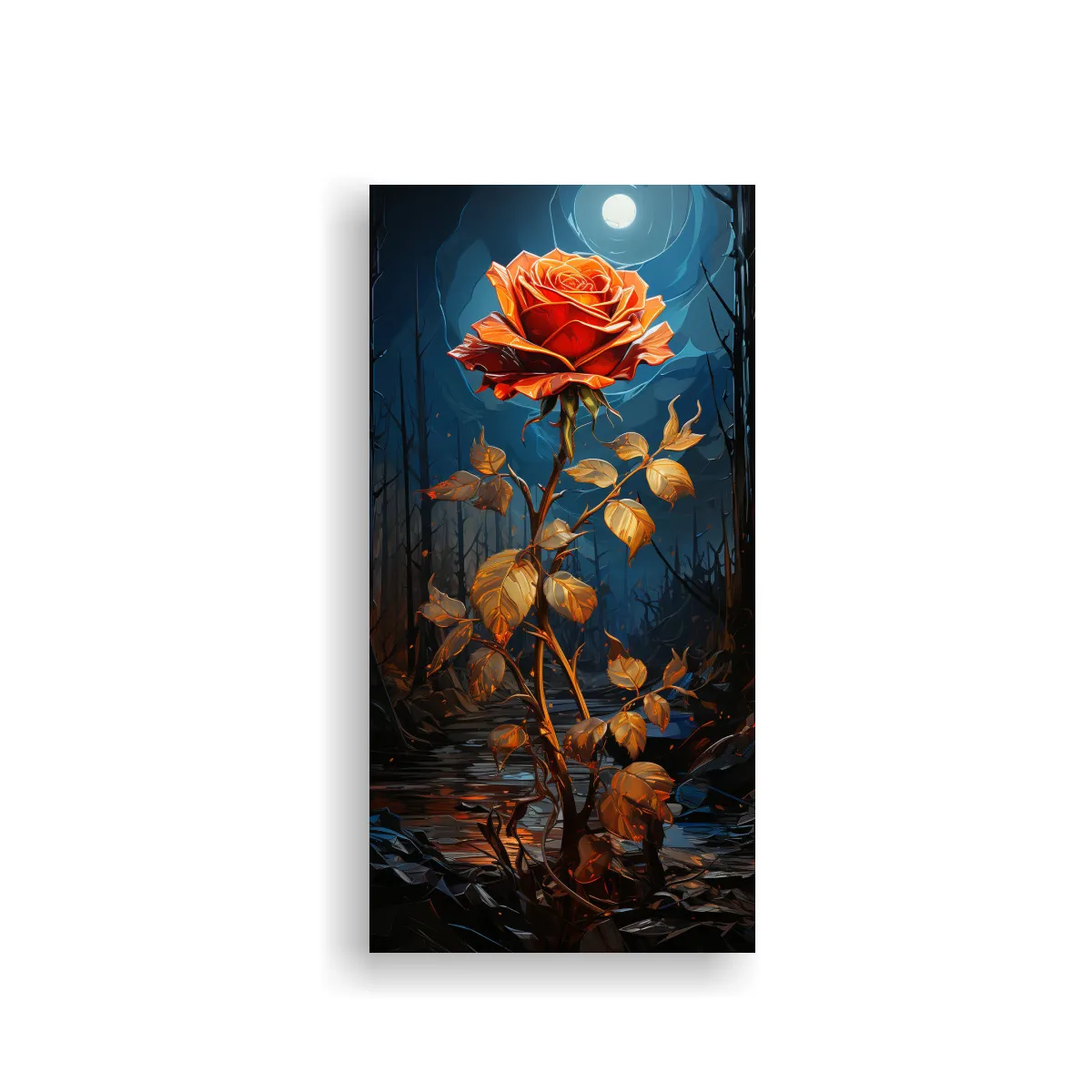 GENERICO - Cuadro Decorativo Estilo Van Gogh Con 70x140 Cm
