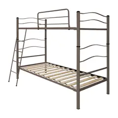 FUTONES Y MUEBLES - Camarote desmontable DOS 1 plaza Castaño