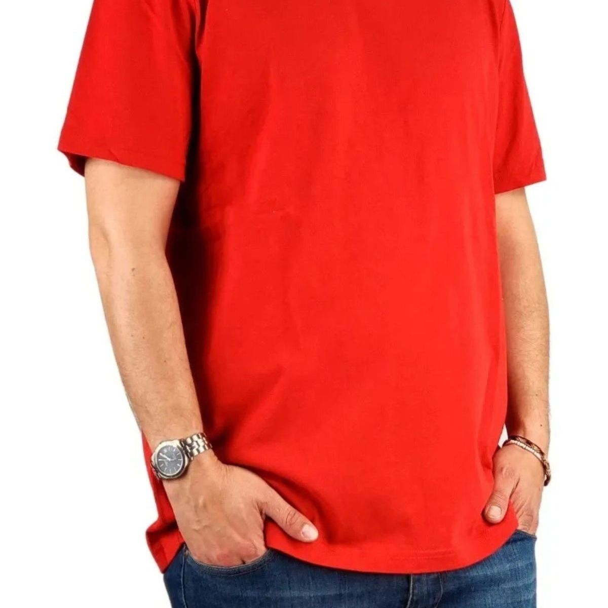 LOOK SHOP - Polera Manga Corta Algodón Para Estampar M A Xxxl M01