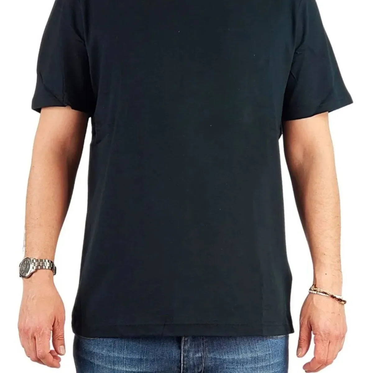 LOOK SHOP - Polera Manga Corta Algodón Para Estampar M A Xxxl M01