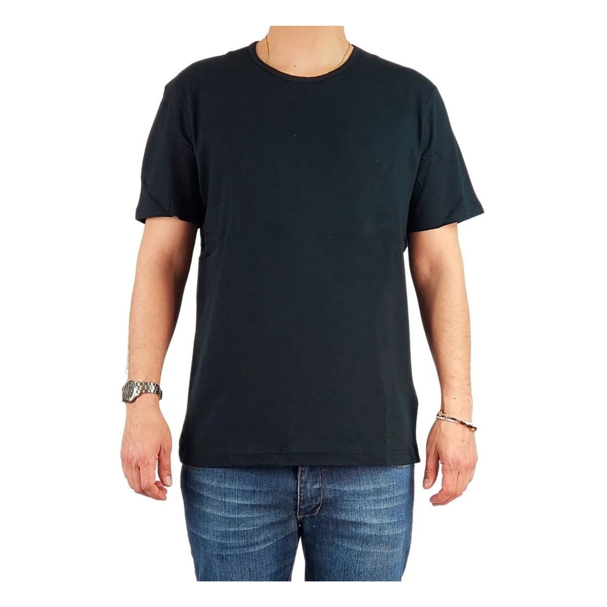 LOOK SHOP - Polera Manga Corta Algodón Para Estampar M A Xxxl M01