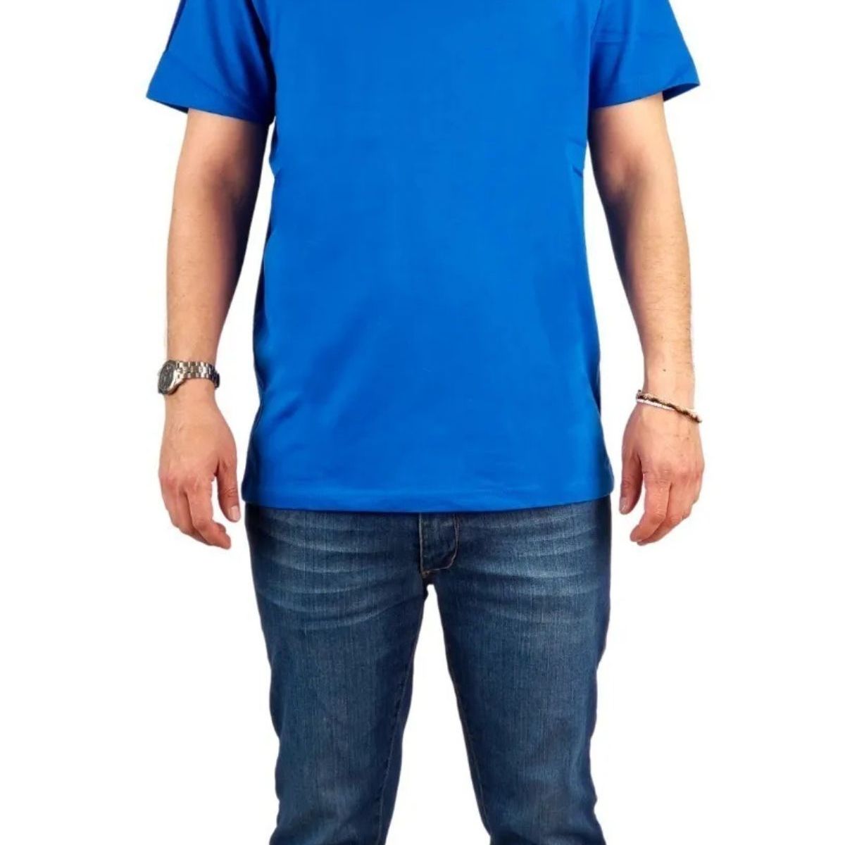 LOOK SHOP - Polera Manga Corta Algodón Para Estampar M A Xxxl M01