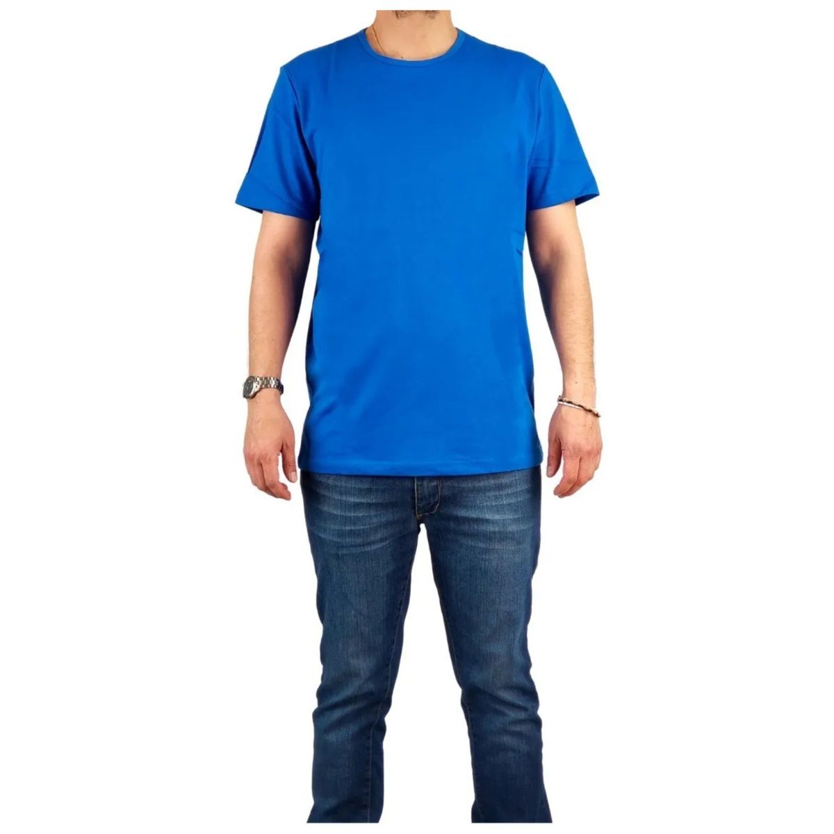 LOOK SHOP - Polera Manga Corta Algodón Para Estampar M A Xxxl M01