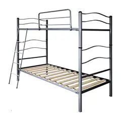 FUTONES Y MUEBLES - Camarote desmontable DOS 1 plaza Ceniza