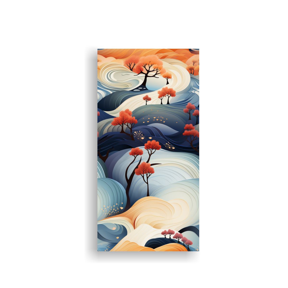 GENERICO - Arte De Pared Abstracto Escandinavo De Alta 70x140 Cm