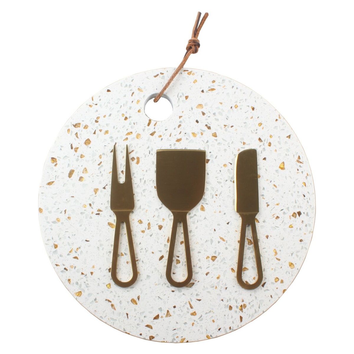 SIMPLECOOK - Set Tabla Para Quesos Simple Cook Gold