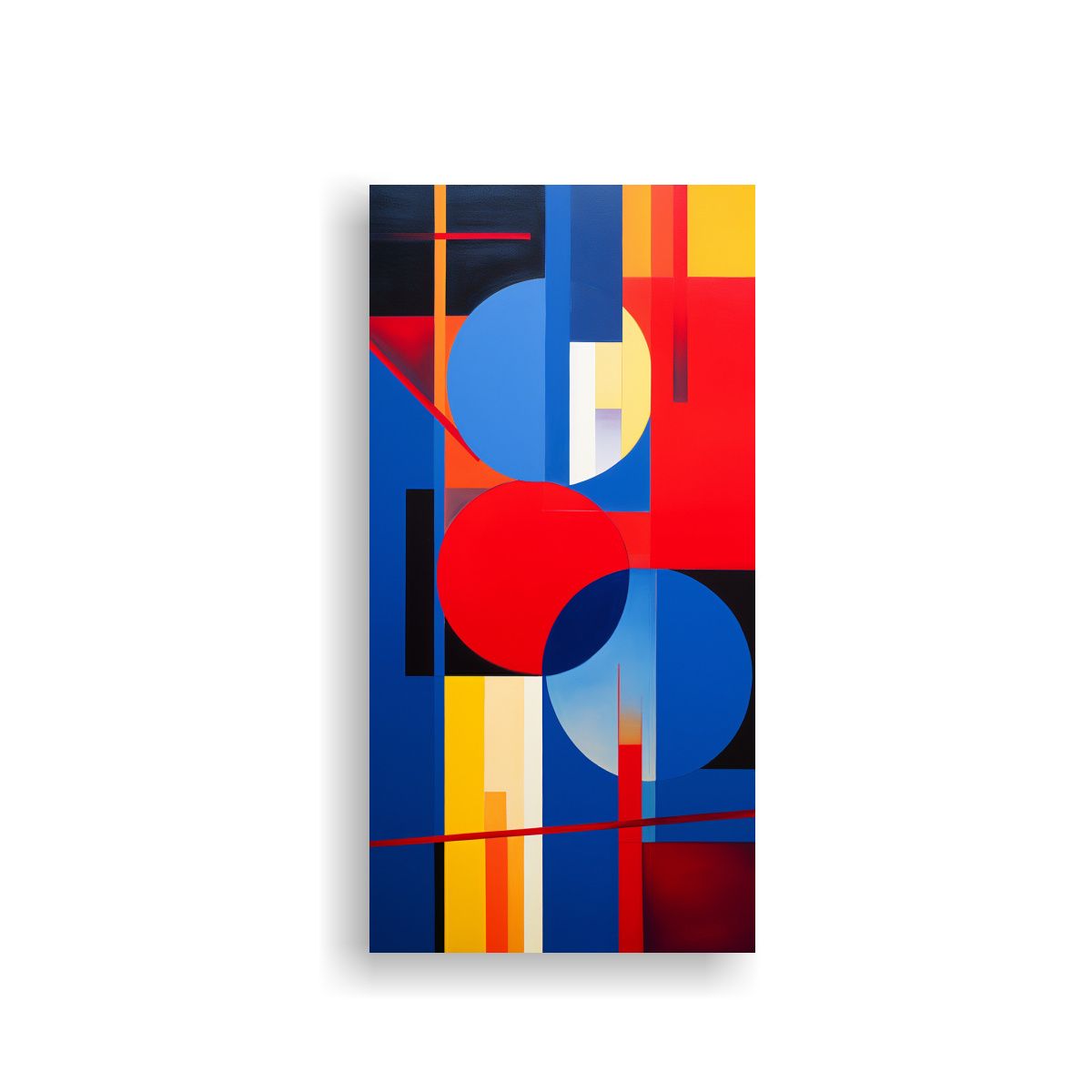 GENERICO - Pintura Innovadora En Tela Con Abstracción 70x140 Cm