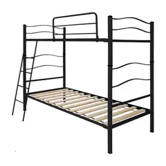 FUTONES Y MUEBLES - Camarote desmontable DOS 1 plaza Negro