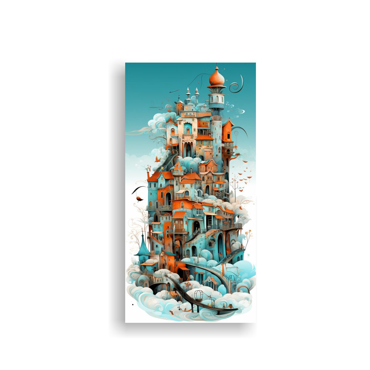 GENERICO - Cuadros Arte Espectacular Calidez De La Editorial 70x140 Cm