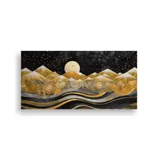 GENERICO - Pintura De Arte Moderno Con Luna Cerca De Las 140x70 Cm