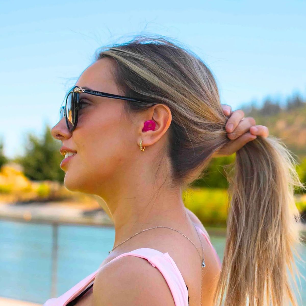 WOO EARPLUGS - Woo Earplugs Zen Pro - Protectores Auditivos 38dB - Rosa