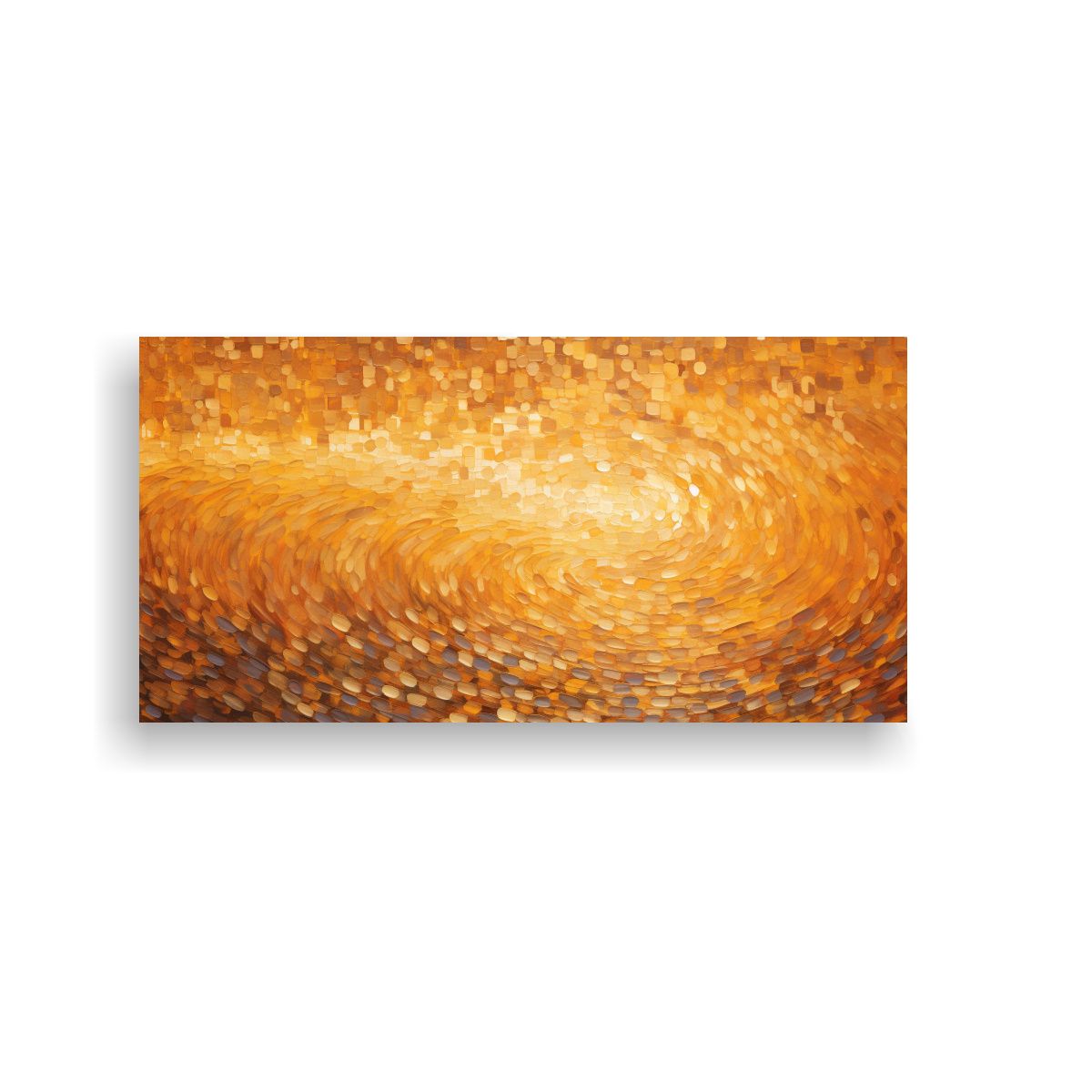 GENERICO - Pintura Mural Moderna Estilo Puntillismo Luminoso 140x70 Cm.