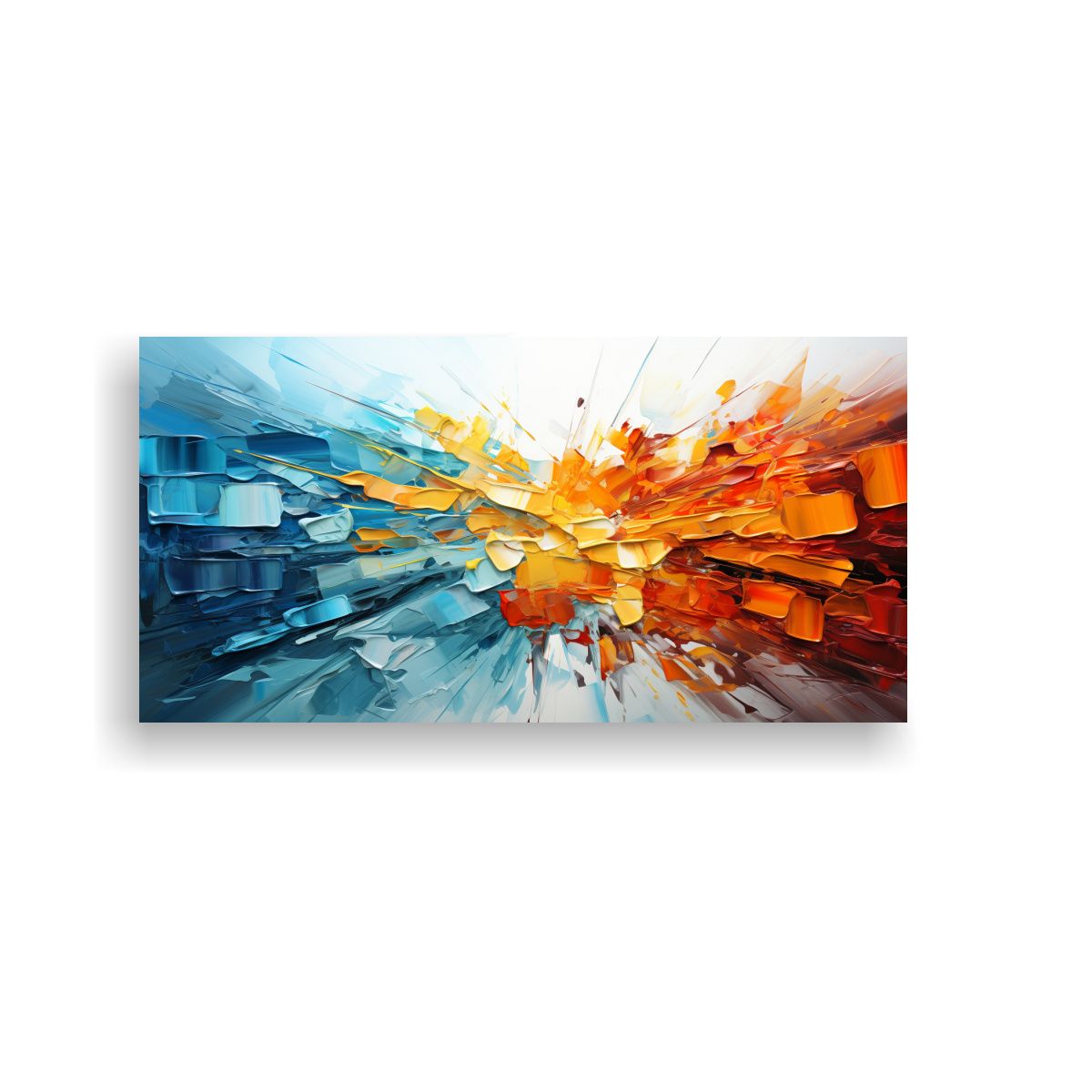 GENERICO - Pintura Abstracta De Alta Calidad Dimensiones 120x60 Cm
