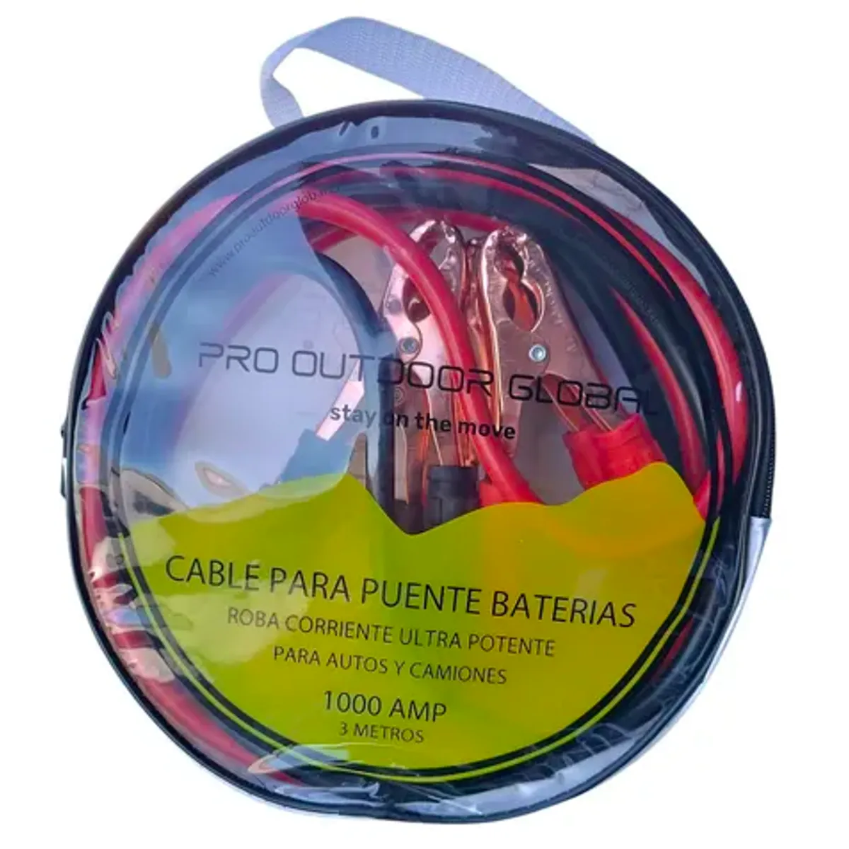 PRO OUTDOOR - Cable Para Puente De Baterías 1000 AMP 3mt Con Estuche