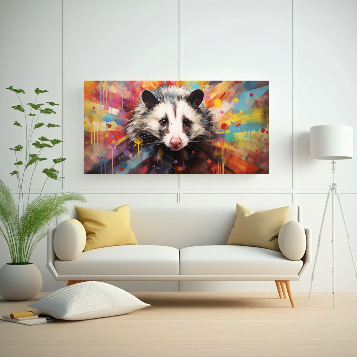 GENERICO - Pintura Al Estilo óleo Moderna única De Estilo 140x70 Cm.