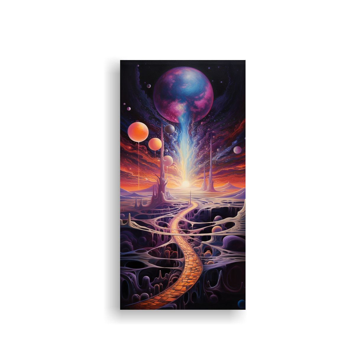 GENERICO - Cuadros Decorativos De Arte Impreso Simetría 70x140 Cm