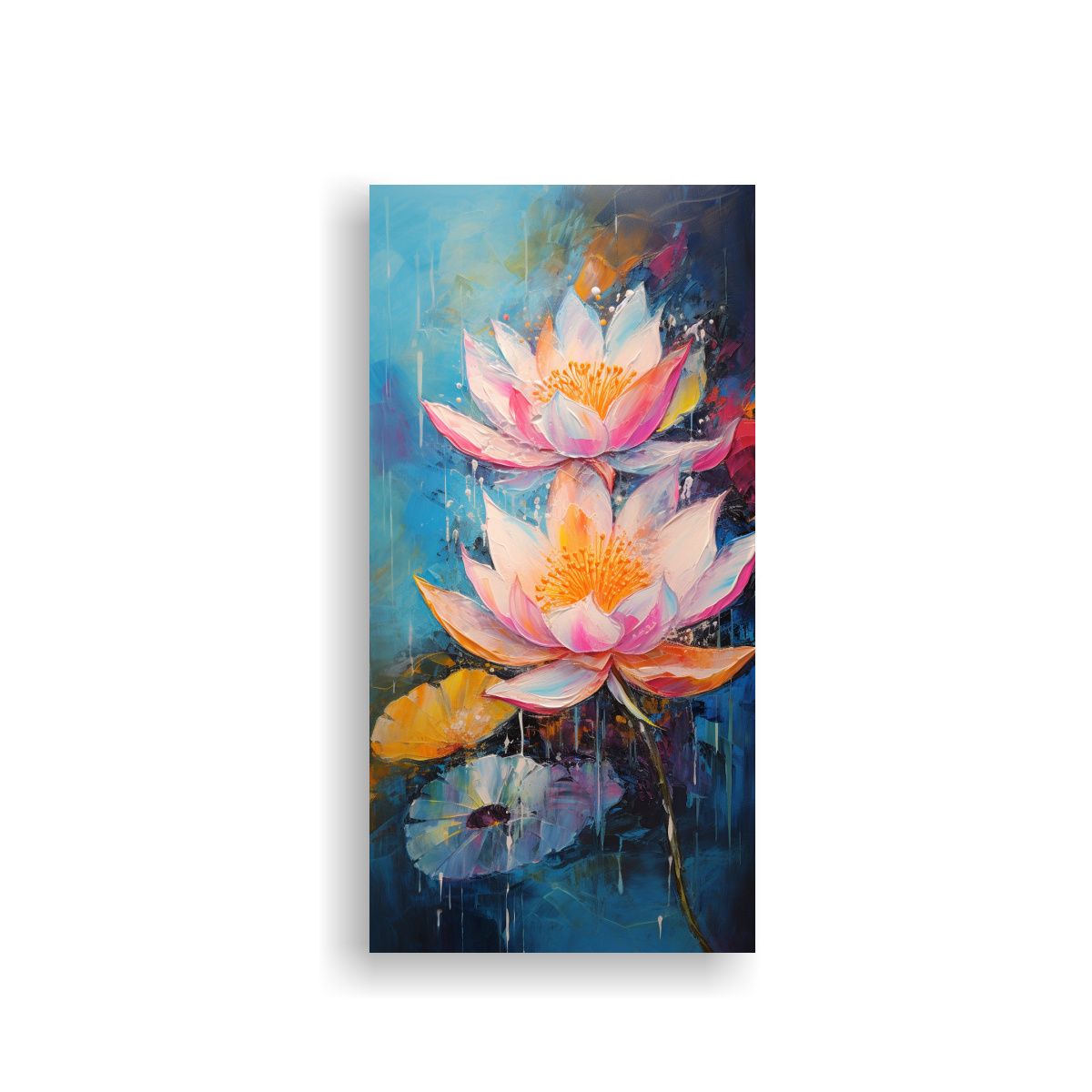 GENERICO - Cuadro De Imagen Con Expresividad En Vibrantes 70x140 Cm