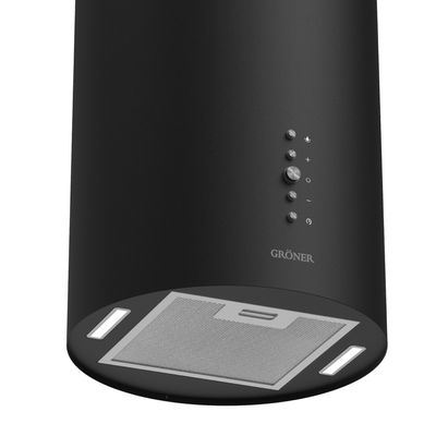 Imagen 2 del producto Campana Isla Gröner Tubular Black T35