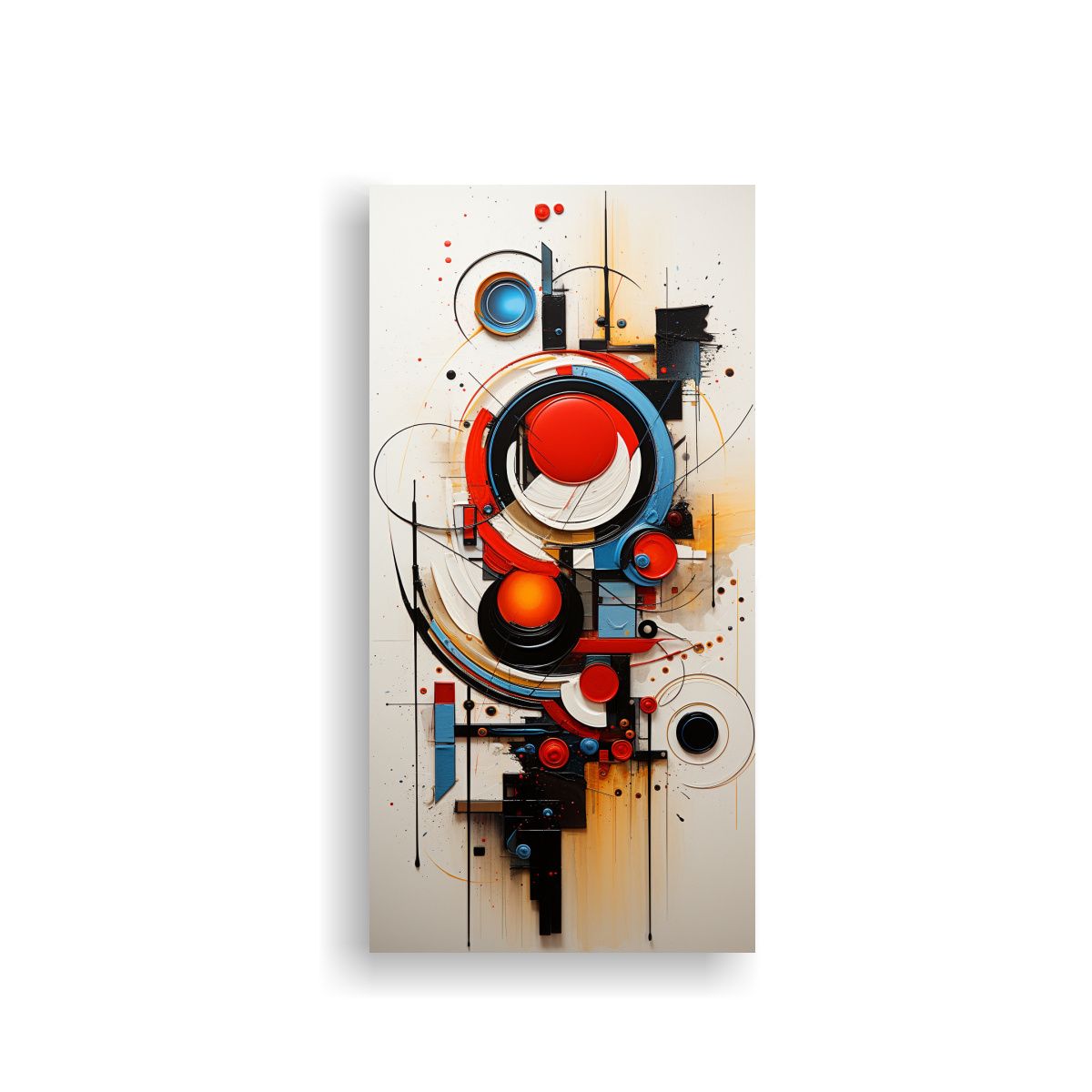 GENERICO - Pinturas Abstractas Arte Tonos Impacto Visual 70x140 Cm